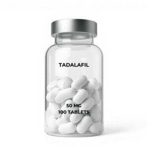 Tadalafil 50mg Tablets | 100-Count | PDE5 Inhibitor